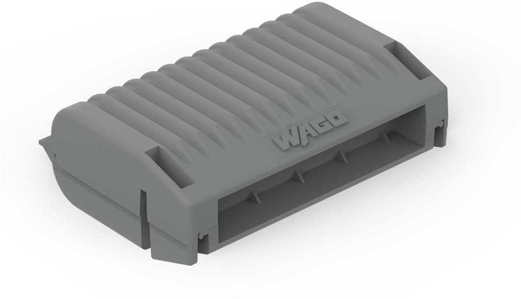 Кутия с гел GelBox Wago за клема до 6мм2, IP x8, 40.1x21.3x57мм, сива 