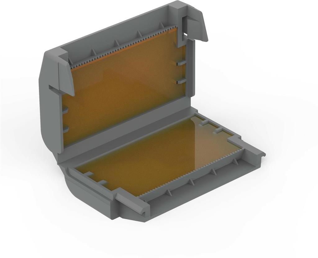 Кутия с гел GelBox Wago за клема до 6мм2, IP x8, 40.1x21.3x57мм, сива 