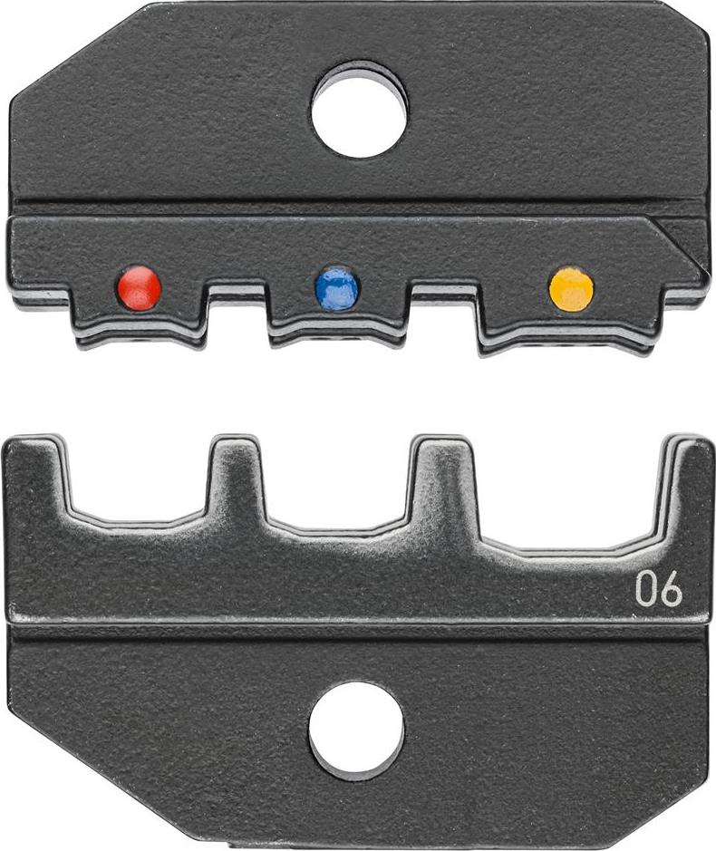 Челюсти CrimpSystem за кримпване на кабелни накрайници 0.5-6мм2 изолирани, Knipex