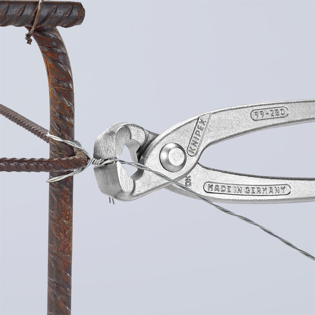 Клещи за рязане на арматурна тел, поцинковани, ръкохватка 250мм, Knipex