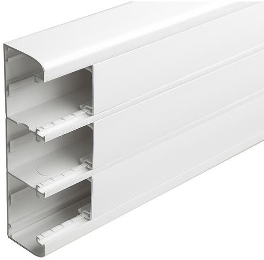 Кабелен PVC канал 50х180мм /8м/ 3 секции к-т с капаци 45мм DLP Legrand