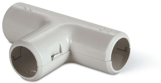 Разклонение Т отваряемо за тръба ф25мм IP40 Scame