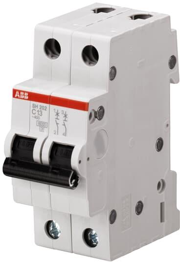 Автоматичен прекъсвач SH201 1P+N 16A крива С 6kA ABB
