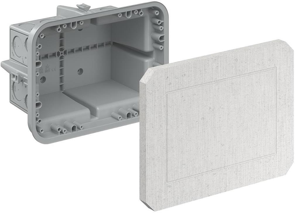 Конзолна кутия за бетон универсална, с капак от минерална вата, 258x188x135мм, Kaiser