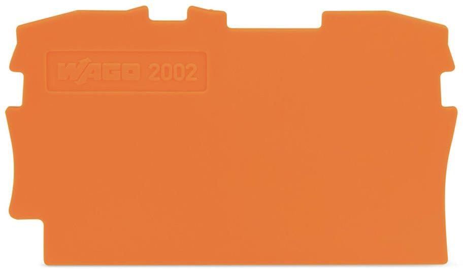 Крайна капачка 2.5мм2 оранжева за редова клема TOPJOB® S Wago