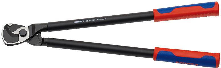 Ножици за рязане на кабел до 150мм2, синьо-червена ръкохватка 500мм, Knipex