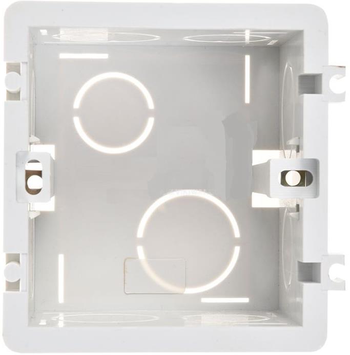 Конзолна кутия за тухлени стени 80х80х50мм за стайни термостати BS