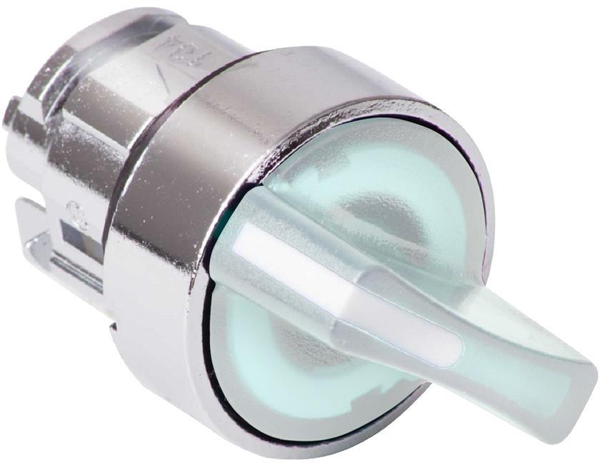 Глава за превключвател бял 1-2 светещ SE