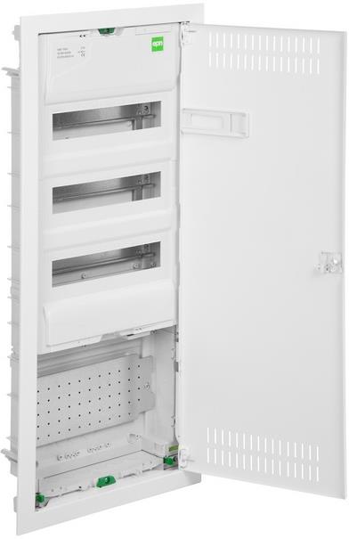 Табло КОМБИНИРАНО за скрит монтаж MSF 3x12 + LV1 с вентилирана метална врата EPN