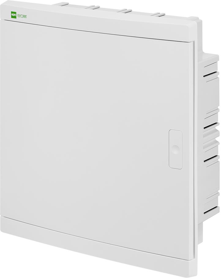 Табло за скрит монтаж 2х12 мод. Elegant с бяла плътна врата и Н и РЕ клеми EPN