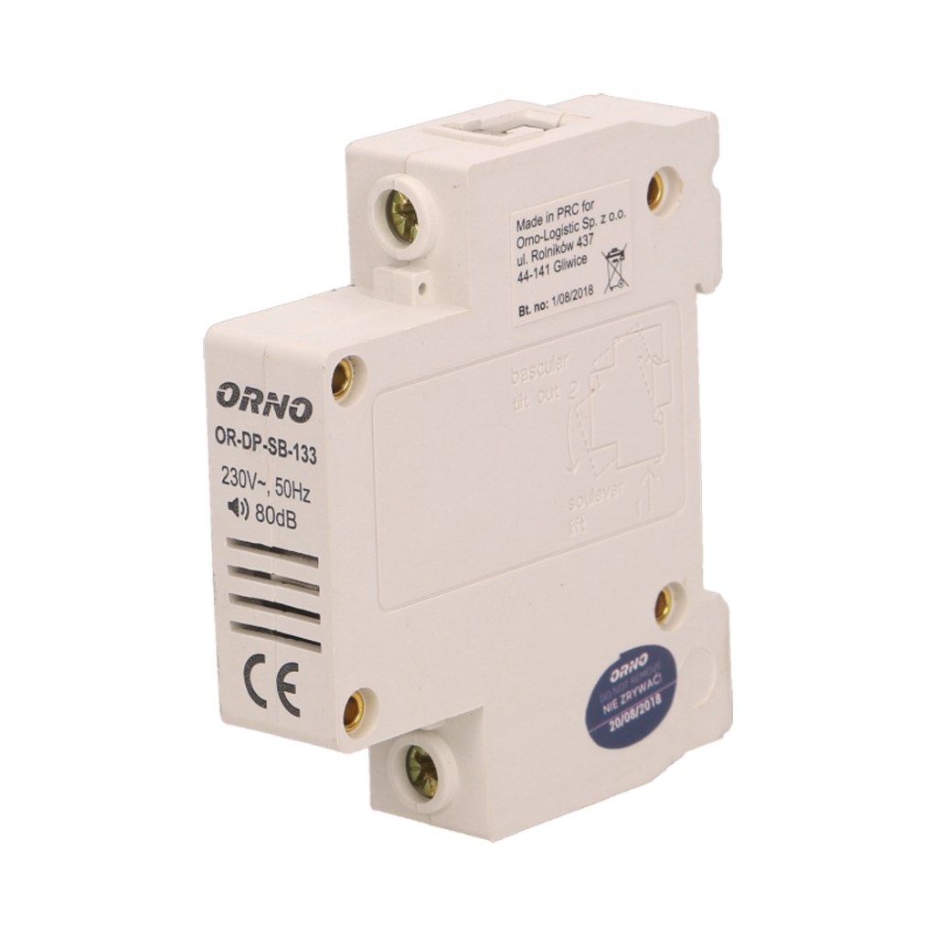 Модулен DIN звънец 230V 80dB 5VA 1мод., ORNO