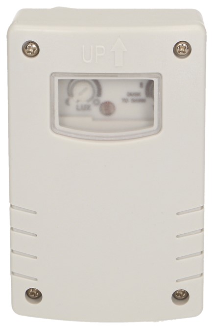 Датчик за осветеност, за открит монтаж на стена, с таймер, 1200W, IP44, ORNO