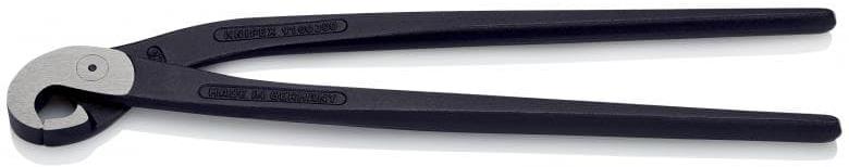 Клещи за обрушване на плочки, черно-фосфатирани, ръкохватка 200мм, Knipex