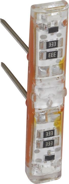 LED лампа за индикатор (оранжева) за девиаторен ключ с неутрала 230V NEW Legrand