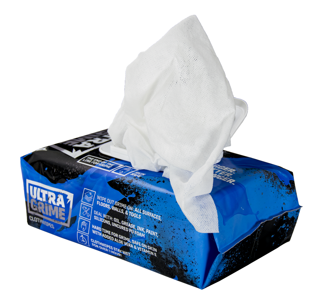 Мокри кърпи UltraGrime PRO Multiuse 100бр. с размер 38х25см в пакет