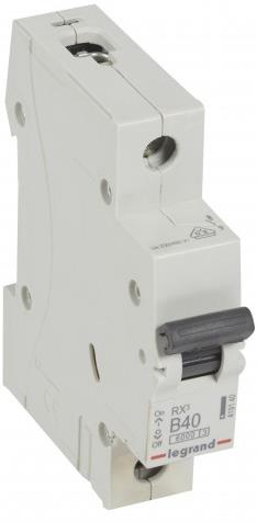 Автоматичен прекъсвач RX3 1P 40A крива В 6kA Legrand
