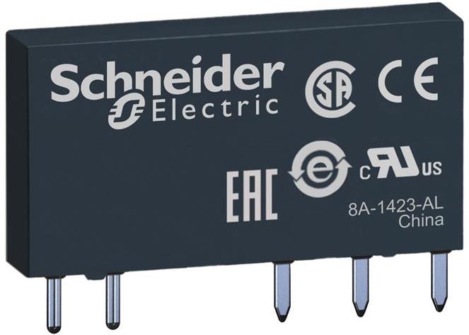 Реле интерфейсно RSL 24 VDC, 6A, 1 превключващ контакт, монтаж в цокъл SE