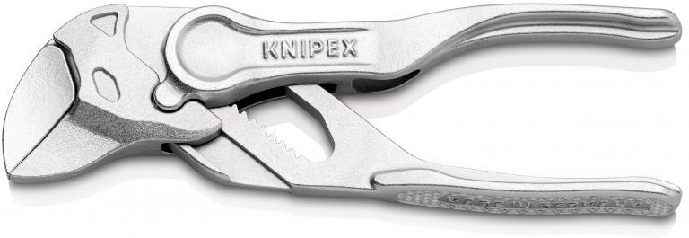 Клещи раздвижени, хромирани, ръкохватка 100мм, Knipex