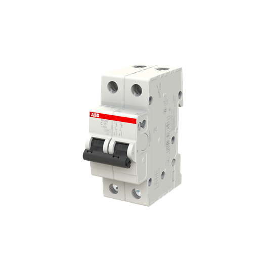Автоматичен прекъсвач SH202 2P 10A крива С 6kA ABB
