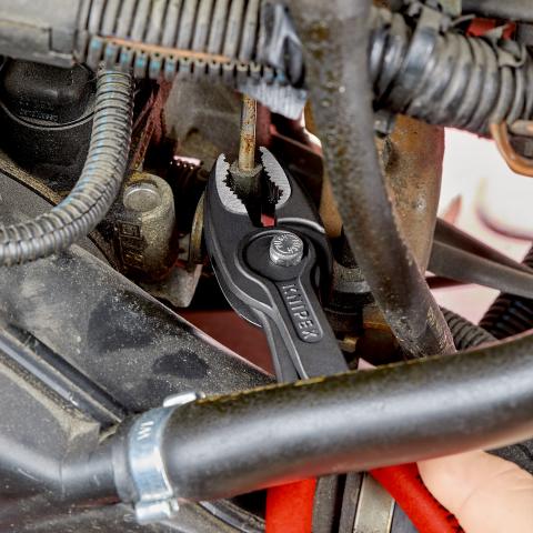 Клещи екстрактори за болтове TwinGrip, червена ръкохватка 200мм, Knipex