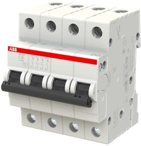 Автоматичен прекъсвач SH204 4P 16A крива C 6kA ABB