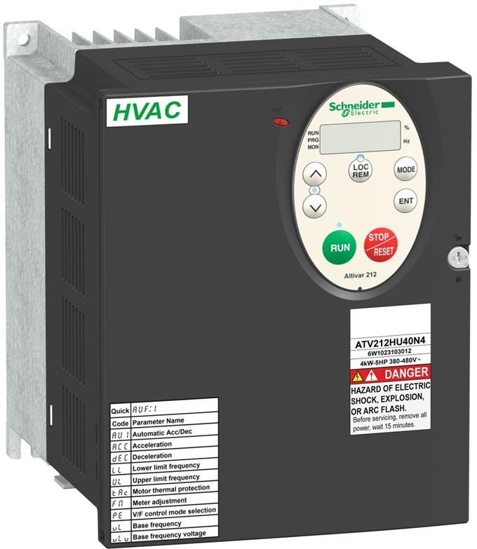 Честотен регулатор 3P 4kW ATV212 380...480V IP20 SE