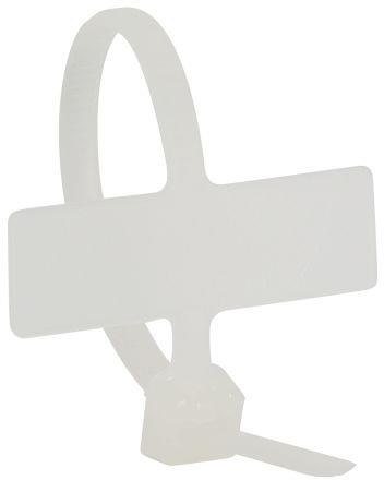 Кабелна връзка 180x4.6мм с етикет бяла Legrand