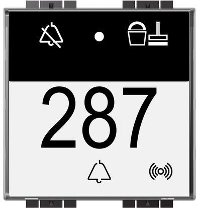 Светлинен индикатор почисти/не безпокой с RFID 2 мод. LL My Home Bticino