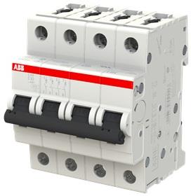 Автоматичен прекъсвач S204 4P 63A крива C 6kA ABB
