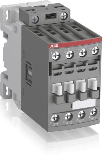 Контактор AF38Z-40-00 4P 11kW (38A AC-3) 100...250V 50/60Hz ABB
