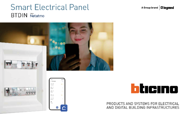 Каталог Bticino with Netatmo за DIN монтаж 