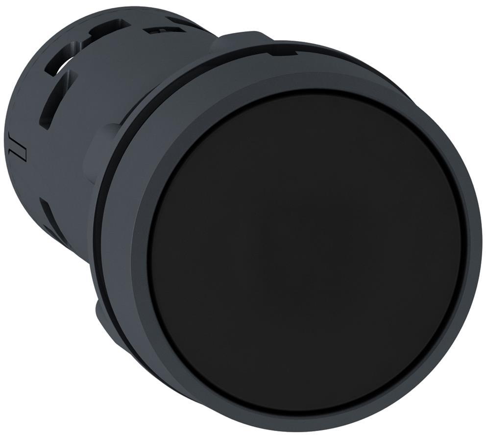Бутон монолитен черен 1NO Ø22mm XB7 SE