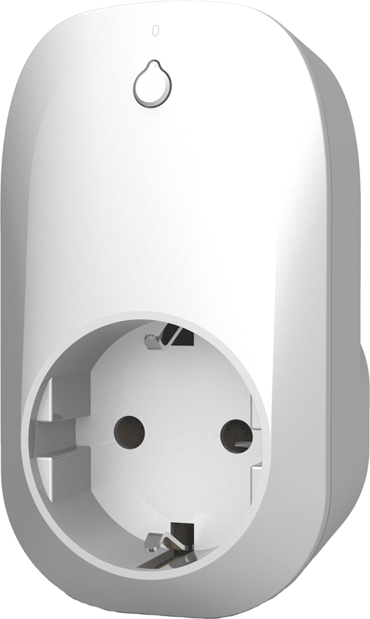 Адаптер Smart за контакт 1х Шуко 16A с мерител Shelly Plug - 262047S