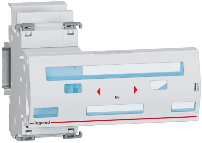 Ръчен превключвател за две линии на захранване към 4P 4-модулно устройство серия DX3 Legrand