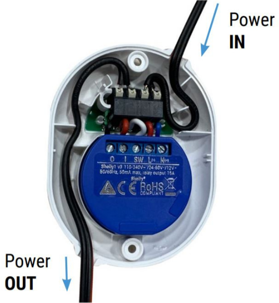 Кутия с бутон за 1/1PM бяла Shelly Button - 266021 /до изчерпване/