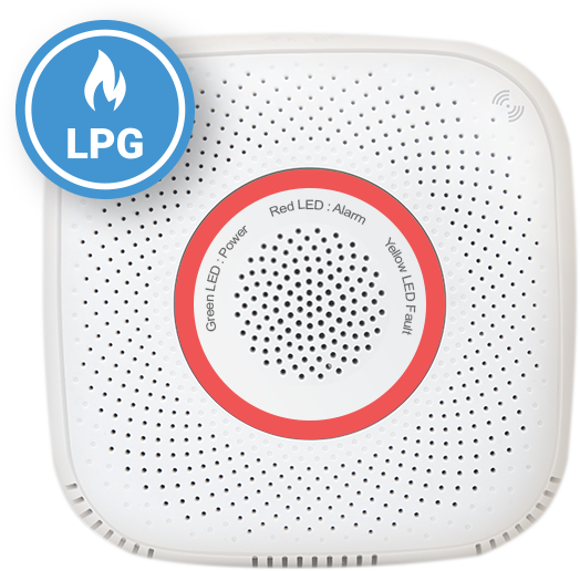 Датчик за газ LPG за контакт бял Shelly GAS - 202678