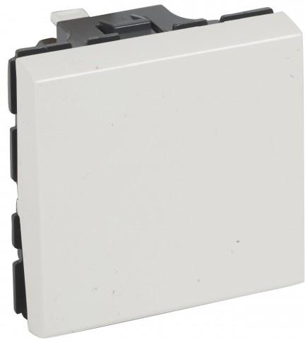 Еднополюсен ключ 2 мод. цвят бял Mosaic NEW Legrand
