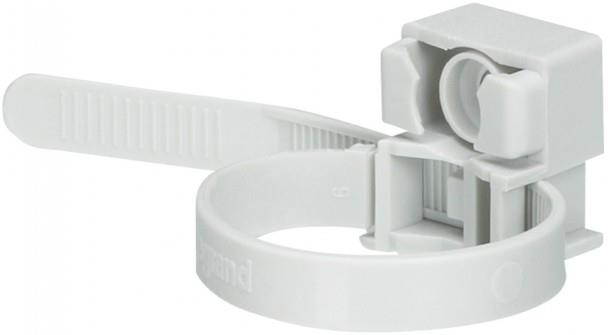 Монтажна основа за тръба ф16-32мм с кабелна връзка сива Legrand