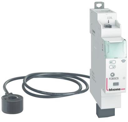 Монофазен Smart модул за ИНДИРЕКТНО мерене на ел. енергия и управление на товари, за DIN монтаж 1 мод, Bticino с Netatmo