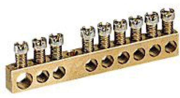 Клема нулева неизолирана 1x25мм² + 25x16мм² L=192mm Legrand