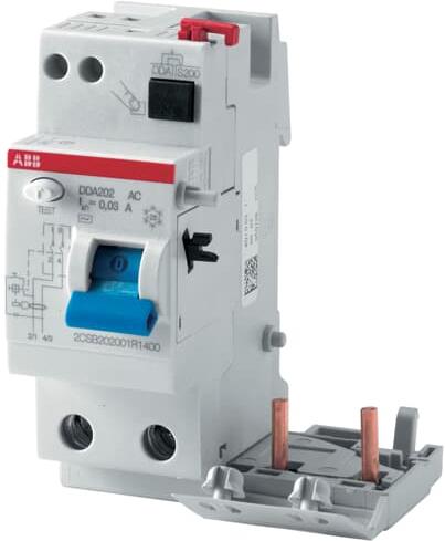 ДТЗ модул DDA202 2P 25A 300mA тип AC 2 мод. ABB
