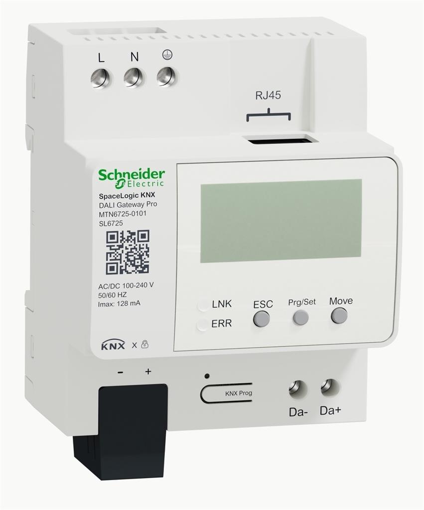 Актуатор DALI gateway SpaceLogic 1х 64 баласта 4DIN KNX SE