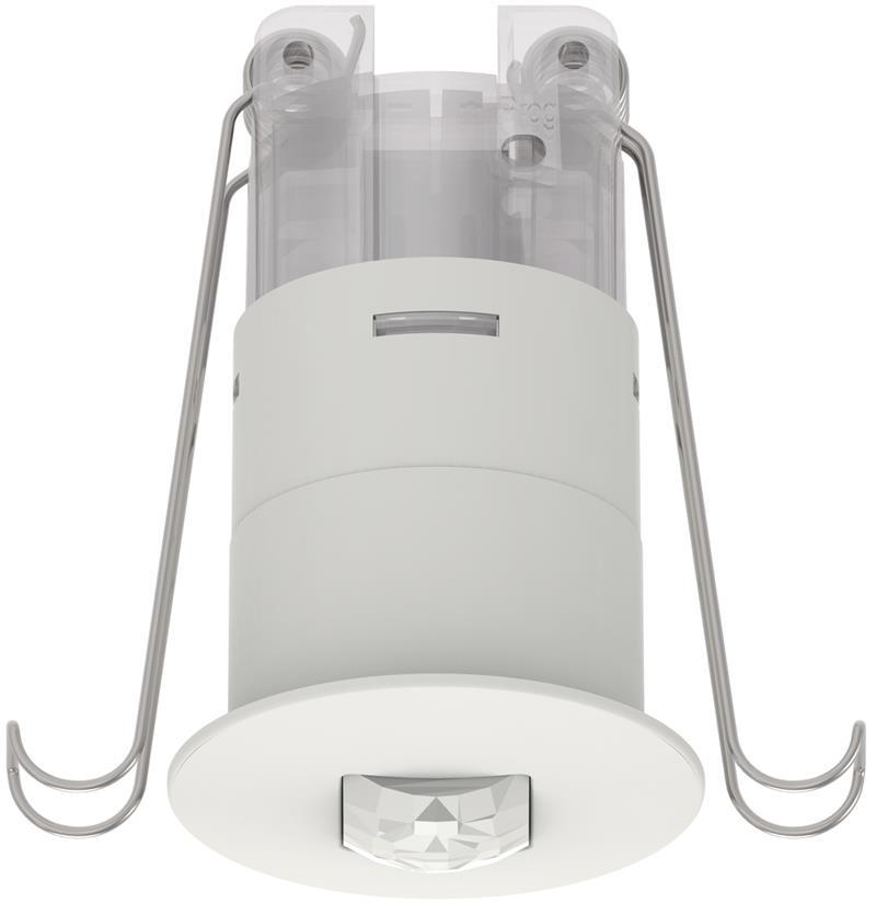 Датчик за присъствие PIR, за вграждане в таван, 360°, обхват 4 x 4m @ h=2.8m, IP20, KNX SE