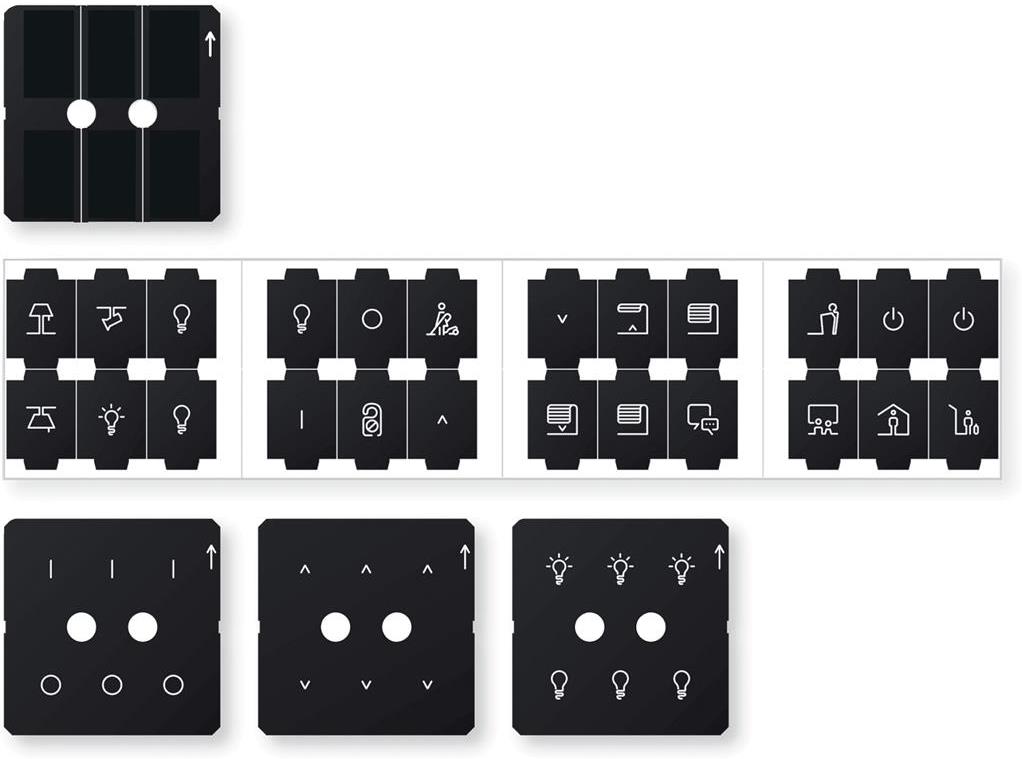 Комплект символи за Push-button Pro T KNX System M Merten SE