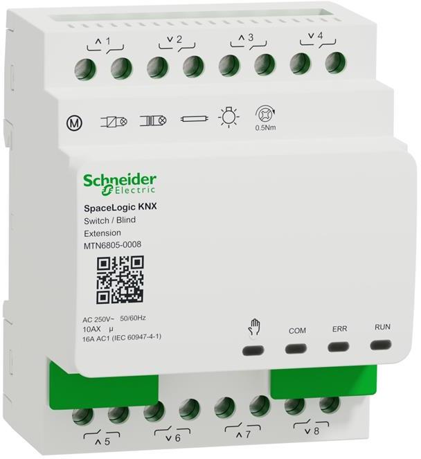 Разширител изходи SpaceLogic 8х 230Vac 10A 4DIN KNX SE