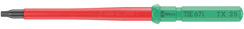 Острие TX 9x157, 67 Kraftform Kompakt VDE 1000V Wera