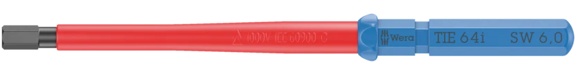 Острие Hex 6.0x157, 64 Kraftform Kompakt VDE 1000V Wera