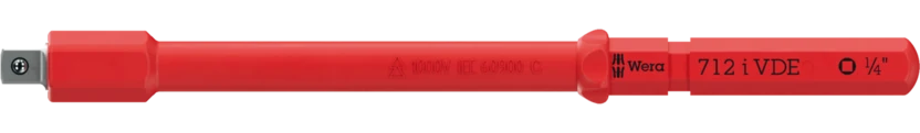 Острие адаптер към вложки ¼, 712 Kraftform Kompakt VDE 1000V Wera