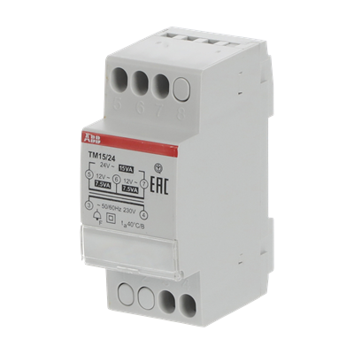 Модулен звънчев трансформатор TM15/24 12/24V 2 мод. ABB