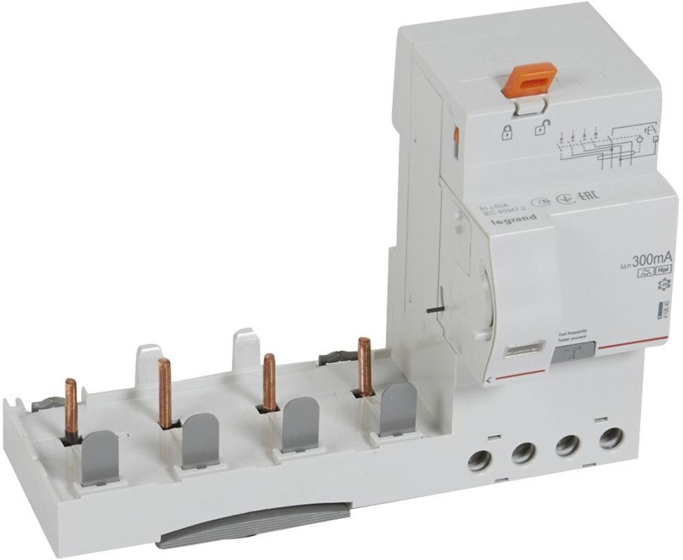Допълнителен ДТЗ модул 4P 63A 0.300A тип F DX3 Legrand